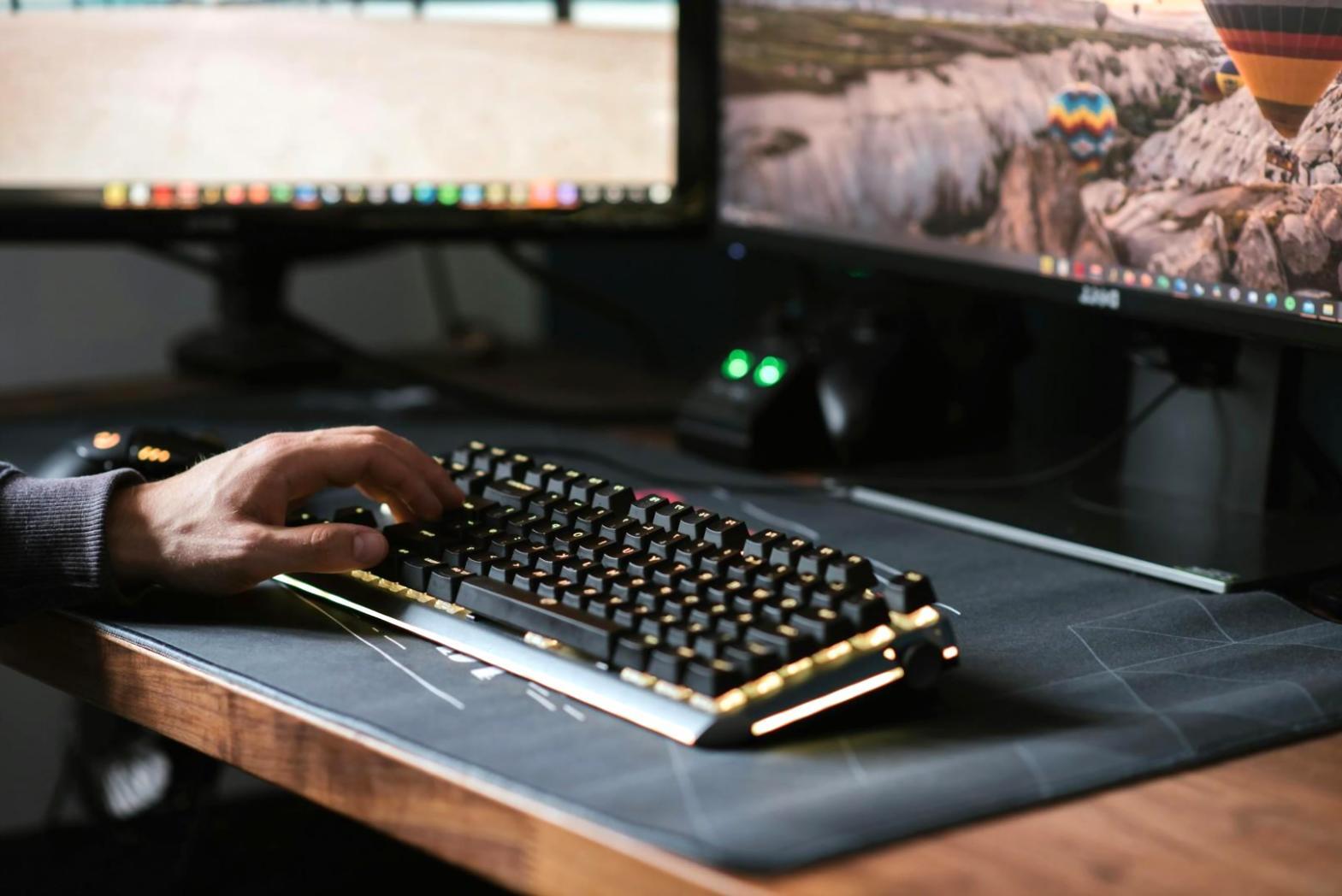 UX research session showing user testing setup with mobile devices and observation notes