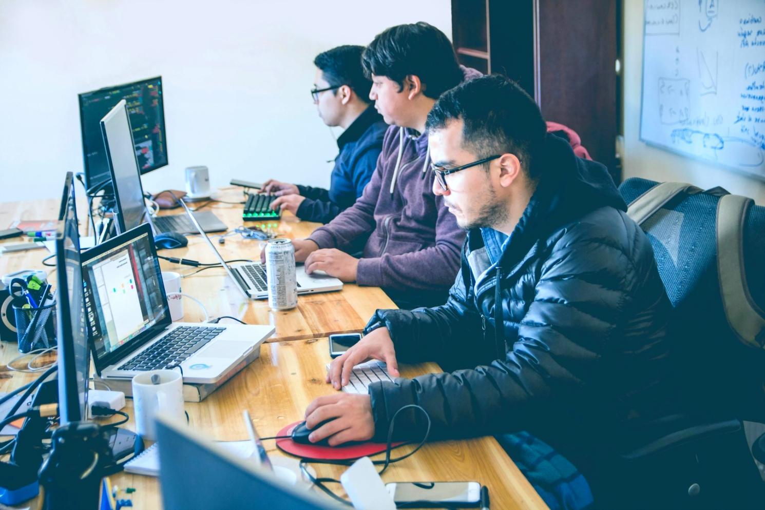 UnionDataConn office workspace showing collaborative design environment